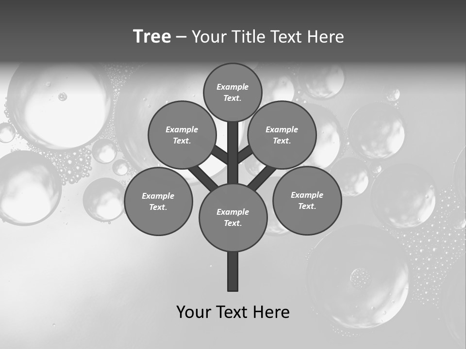 Beauty Space Bubble PowerPoint Template