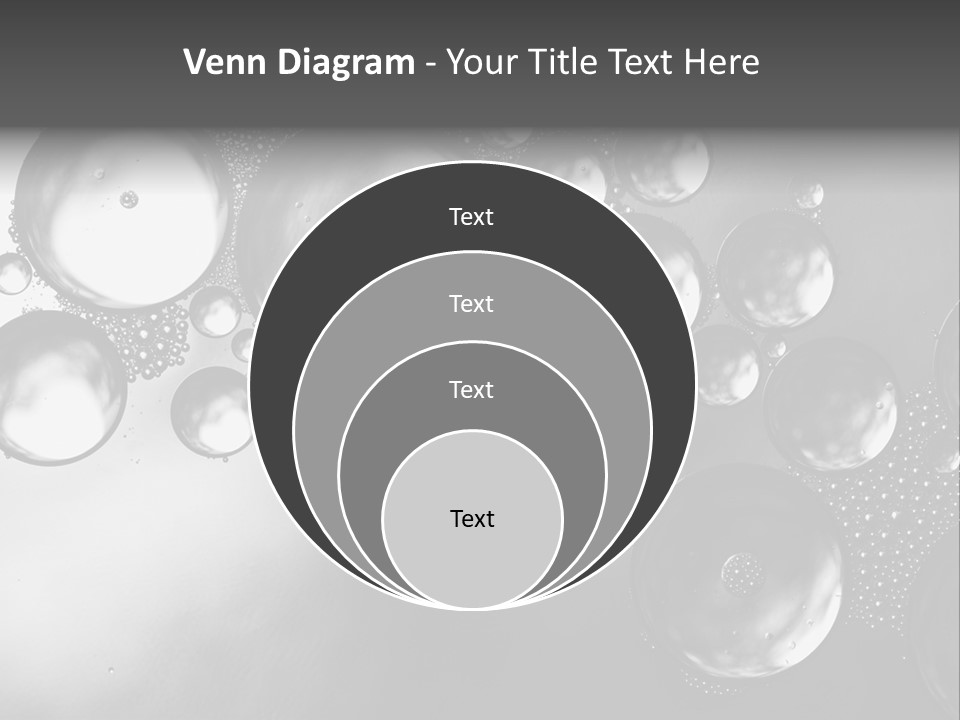 Beauty Space Bubble PowerPoint Template