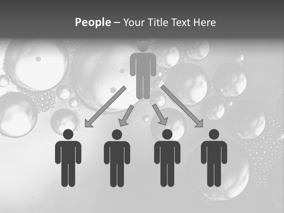 Beauty Space Bubble PowerPoint Template