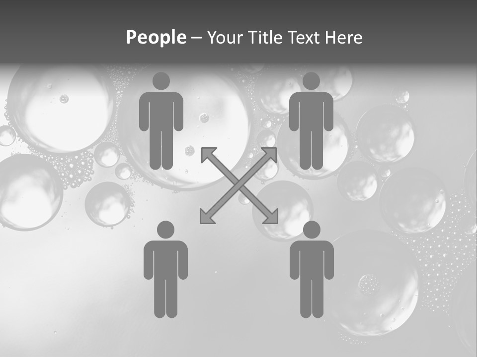 Beauty Space Bubble PowerPoint Template