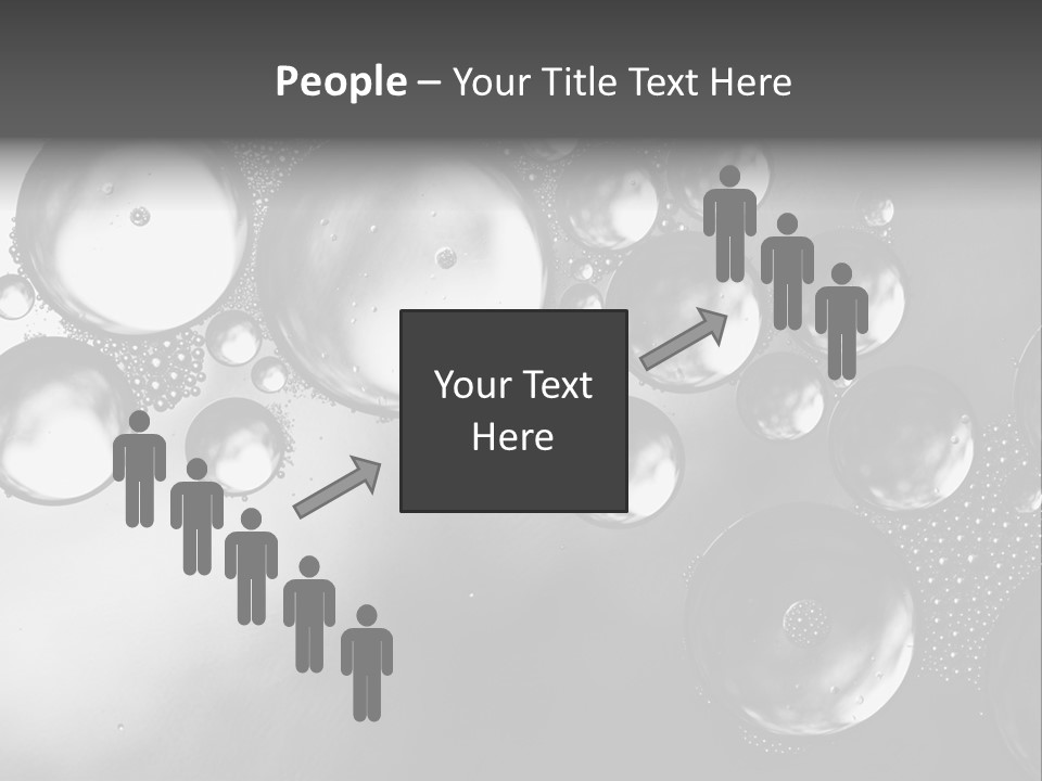 Beauty Space Bubble PowerPoint Template