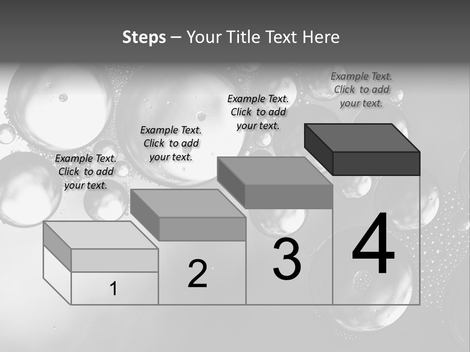 Beauty Space Bubble PowerPoint Template