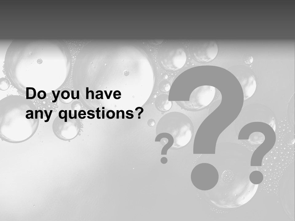 Beauty Space Bubble PowerPoint Template