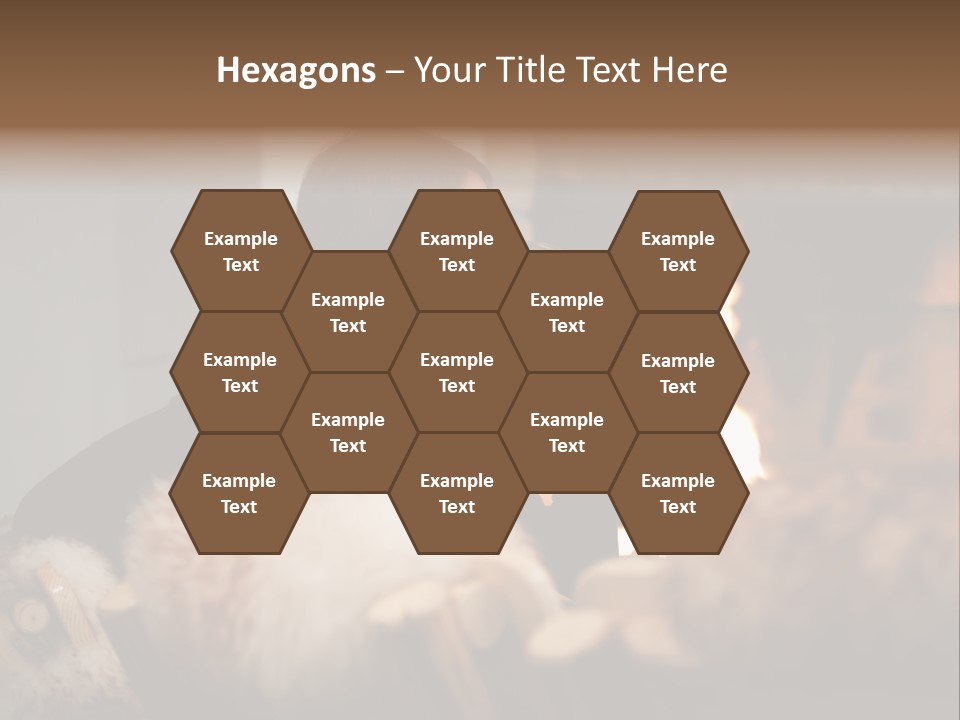 Flame Rest Women PowerPoint Template