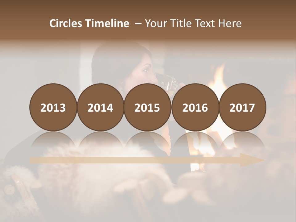 Flame Rest Women PowerPoint Template