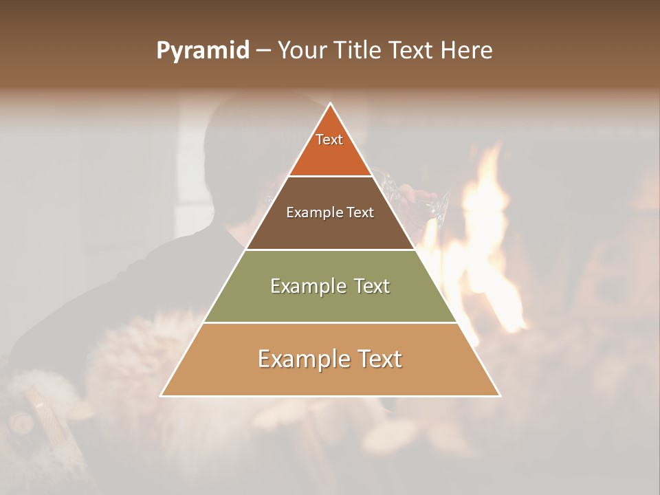 Flame Rest Women PowerPoint Template