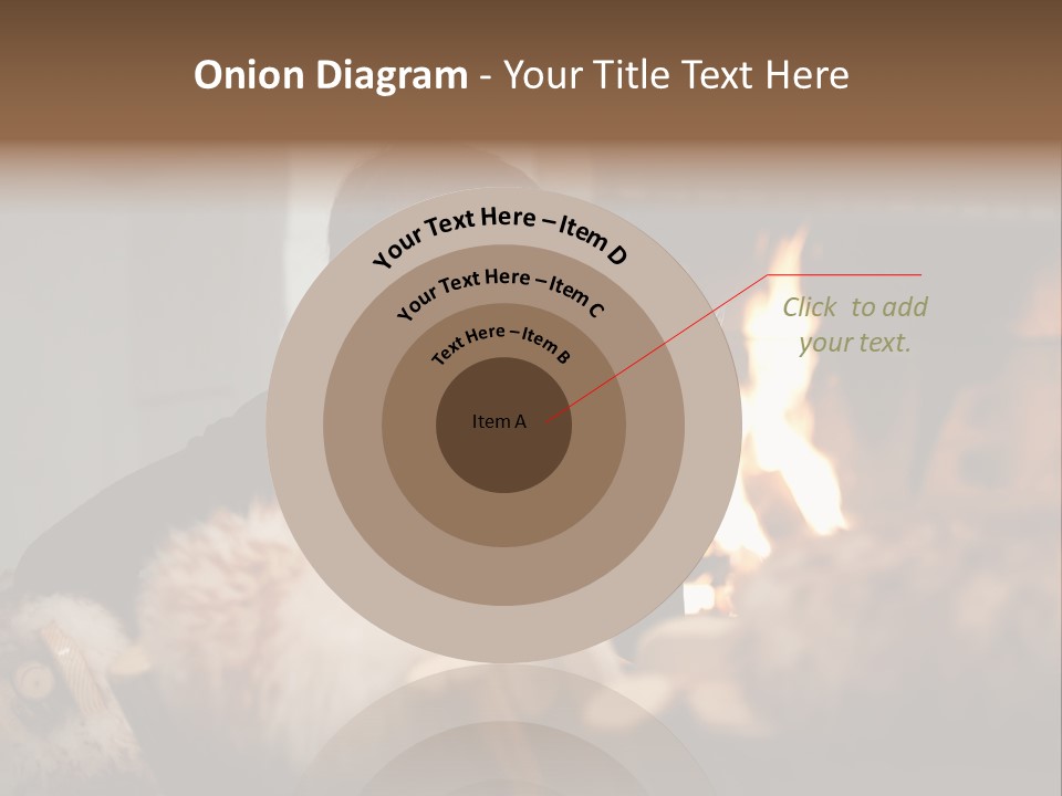 Flame Rest Women PowerPoint Template