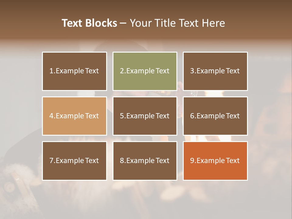 Flame Rest Women PowerPoint Template