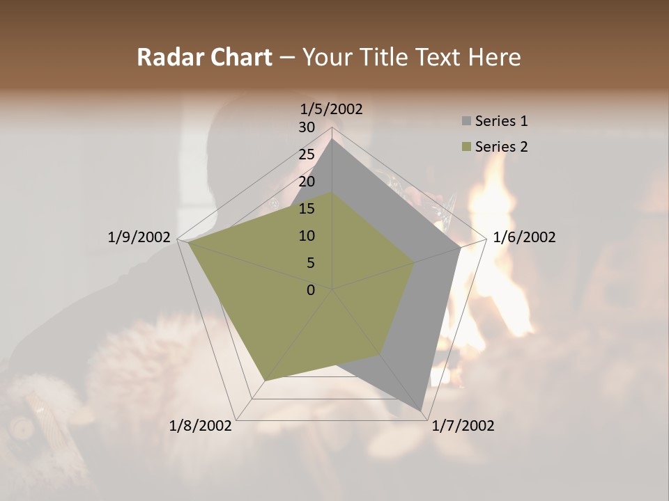 Flame Rest Women PowerPoint Template