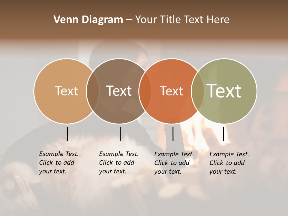 Flame Rest Women PowerPoint Template