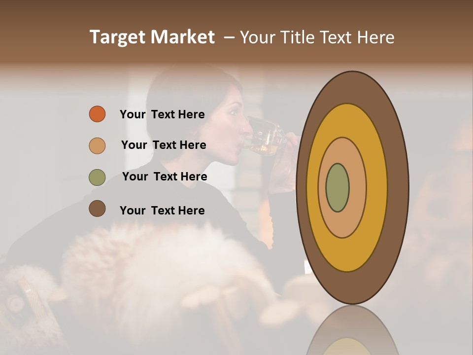 Flame Rest Women PowerPoint Template