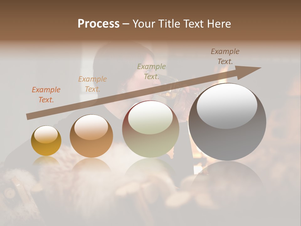 Flame Rest Women PowerPoint Template