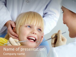 Instrument Female Face PowerPoint Template