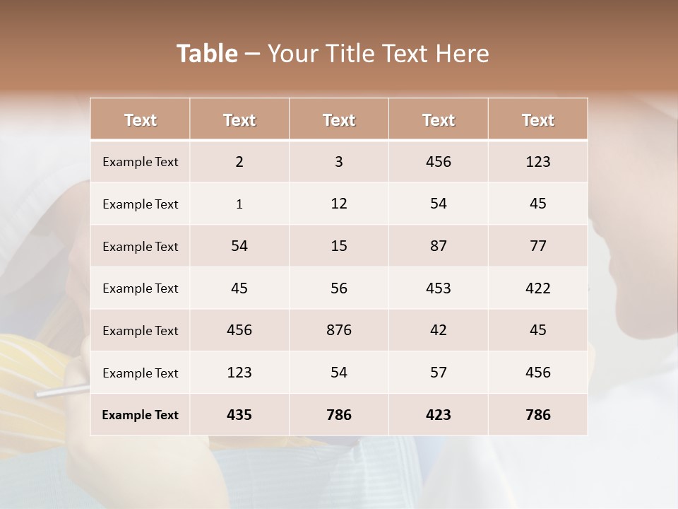 Instrument Female Face PowerPoint Template