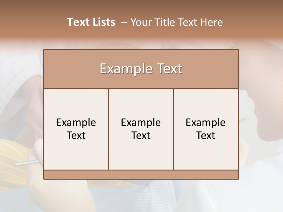 Instrument Female Face PowerPoint Template