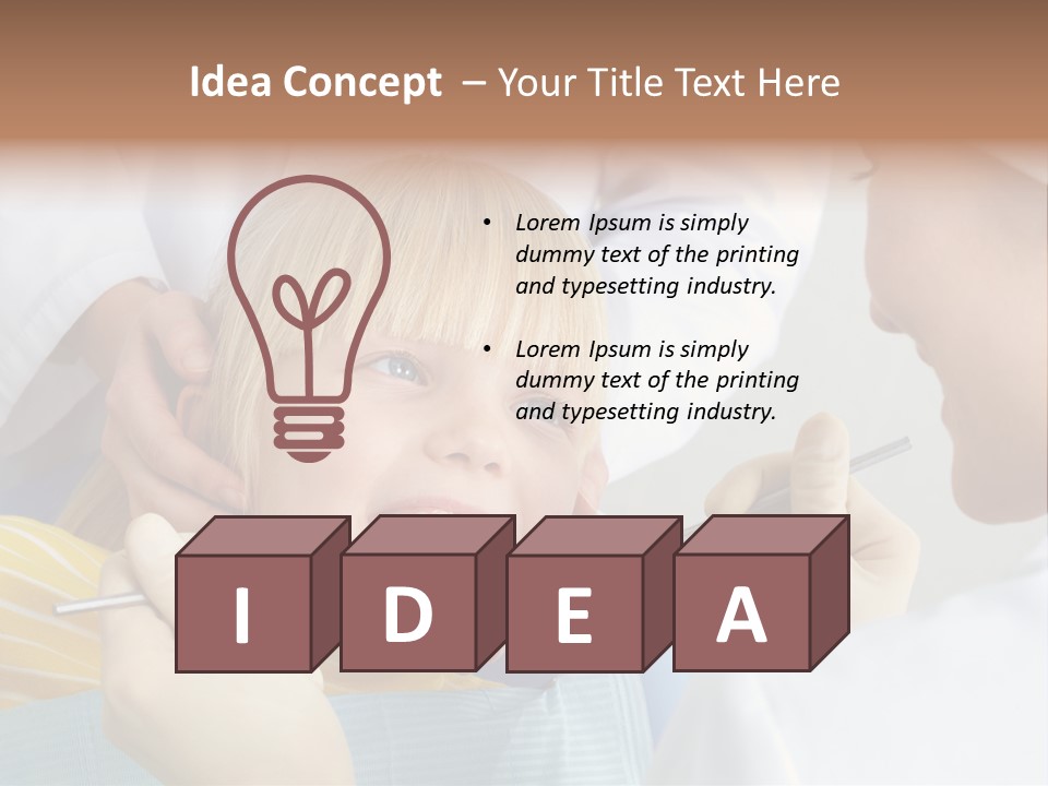 Instrument Female Face PowerPoint Template