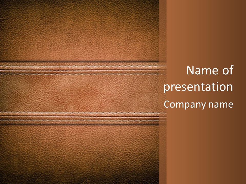 Style Texture Skin PowerPoint Template