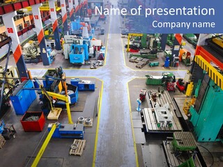 Car Industrial Parts PowerPoint Template