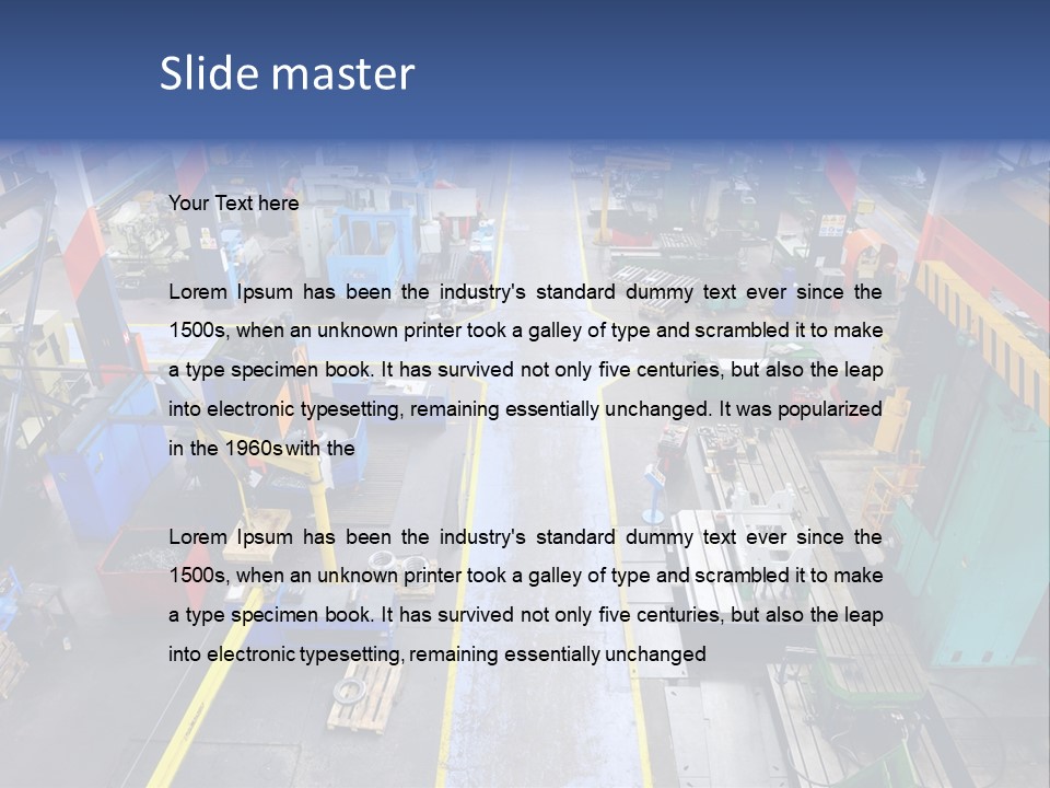 Car Industrial Parts PowerPoint Template