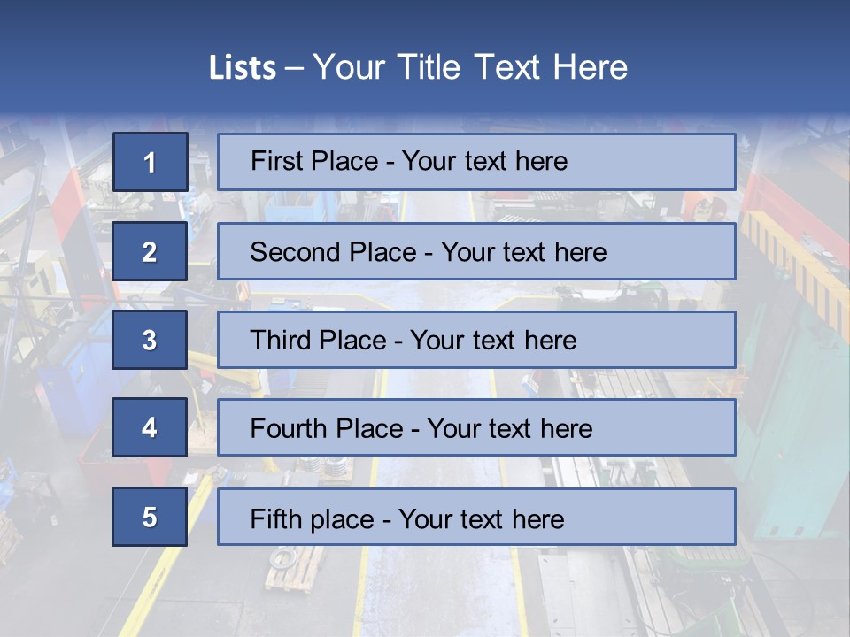 Car Industrial Parts PowerPoint Template