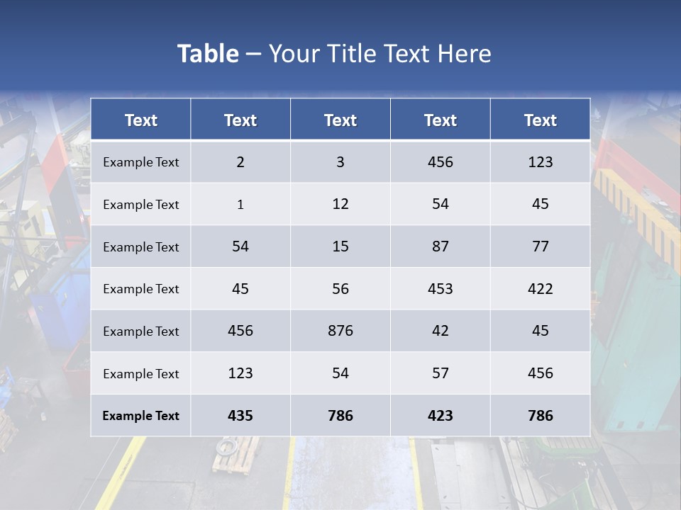 Car Industrial Parts PowerPoint Template