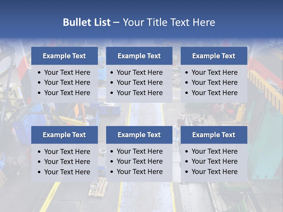 Car Industrial Parts PowerPoint Template