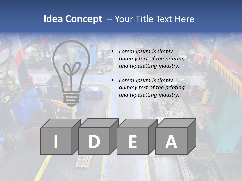 Car Industrial Parts PowerPoint Template