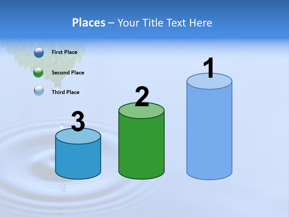 Transparent White Reflection PowerPoint Template