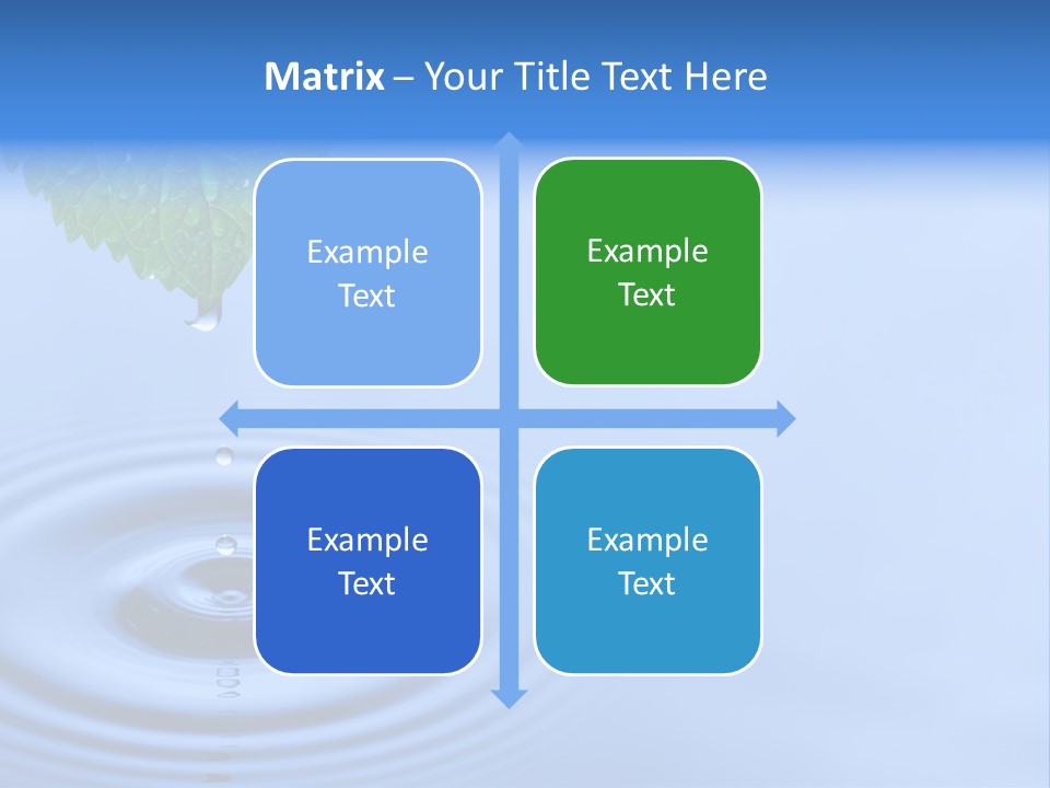 Transparent White Reflection PowerPoint Template