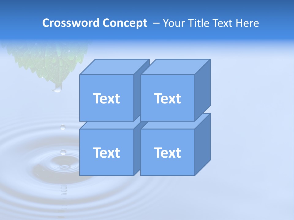 Transparent White Reflection PowerPoint Template