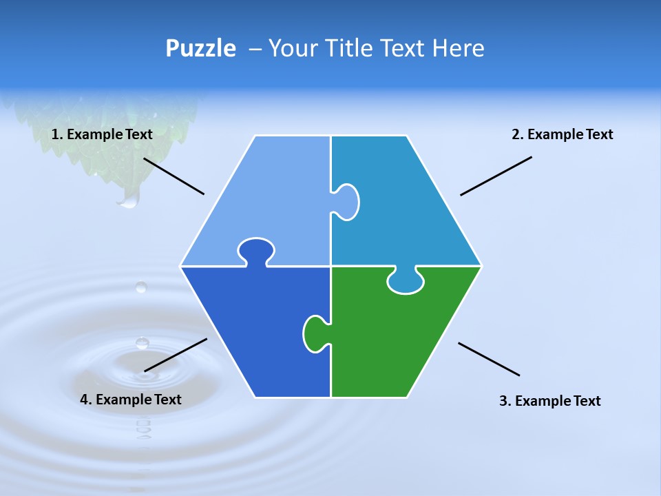 Transparent White Reflection PowerPoint Template