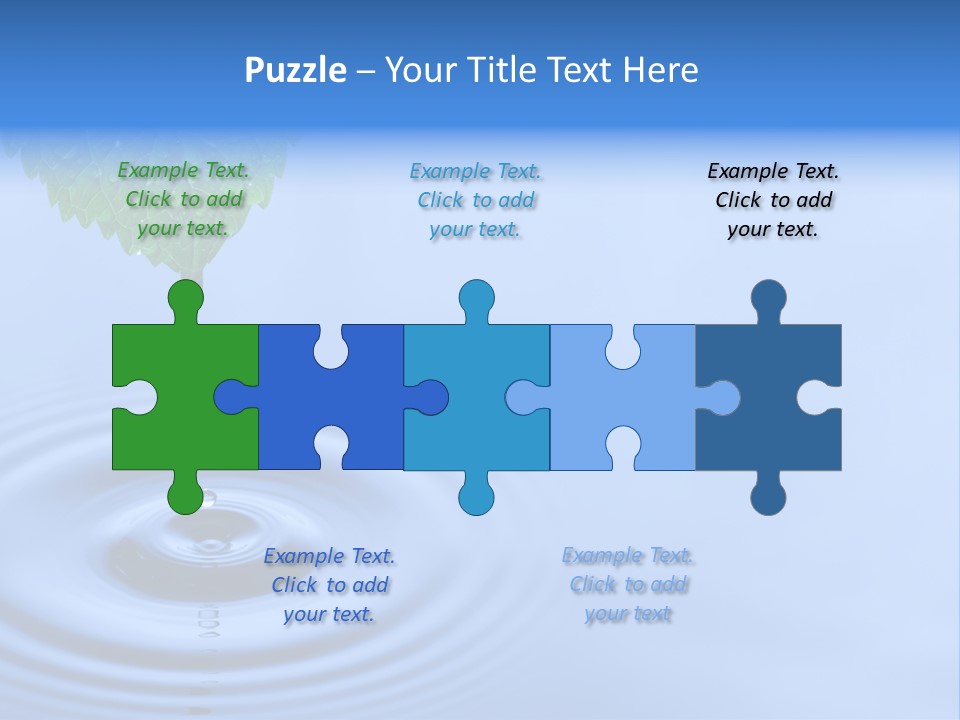 Transparent White Reflection PowerPoint Template