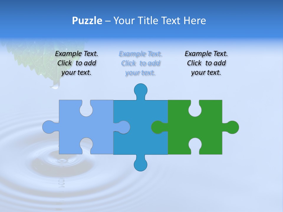 Transparent White Reflection PowerPoint Template