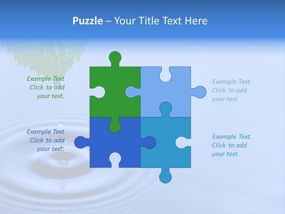 Transparent White Reflection PowerPoint Template