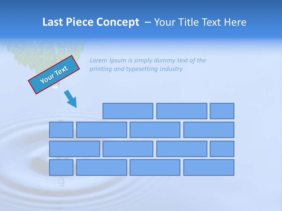 Transparent White Reflection PowerPoint Template