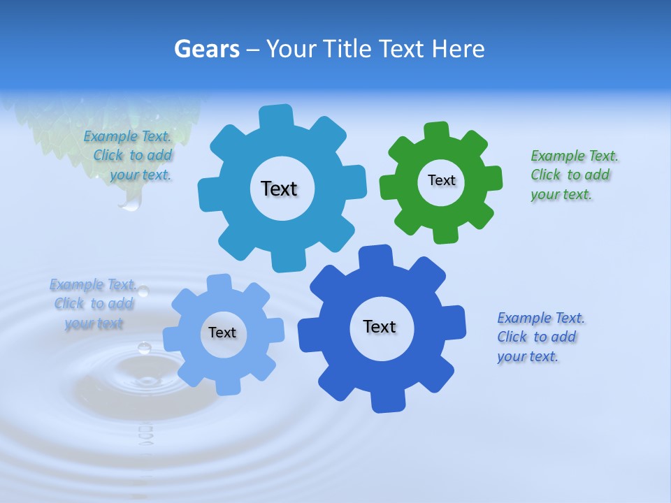 Transparent White Reflection PowerPoint Template