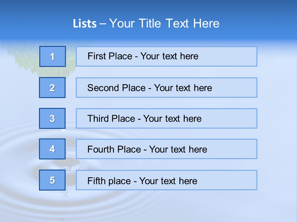 Transparent White Reflection PowerPoint Template
