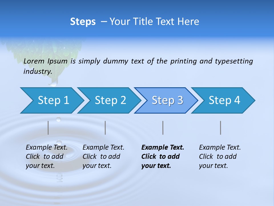 Transparent White Reflection PowerPoint Template