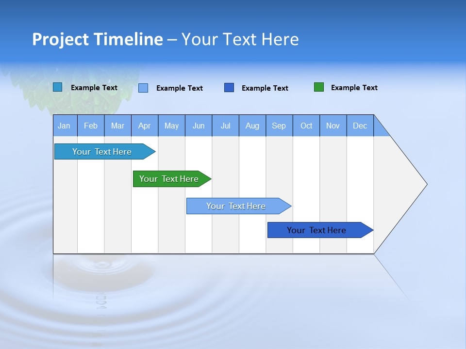 Transparent White Reflection PowerPoint Template