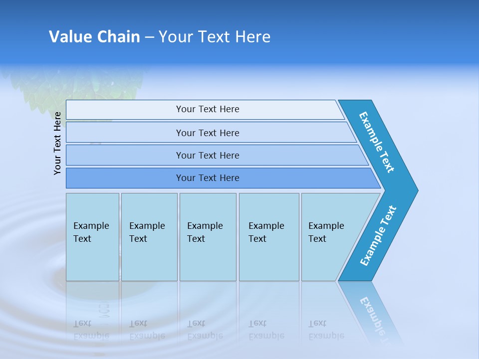 Transparent White Reflection PowerPoint Template
