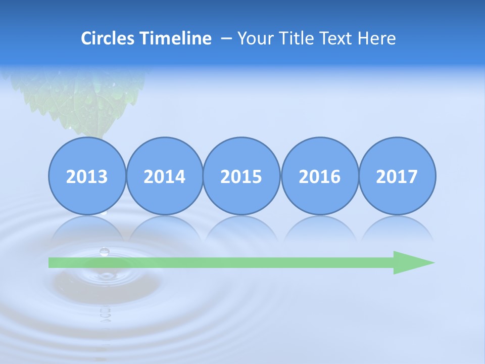 Transparent White Reflection PowerPoint Template
