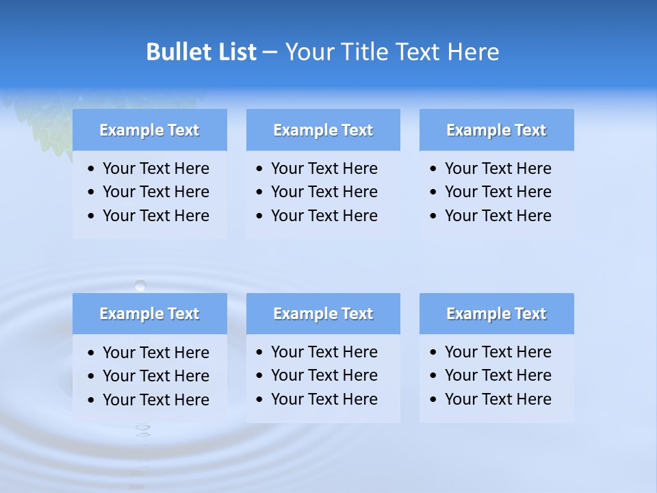 Transparent White Reflection PowerPoint Template