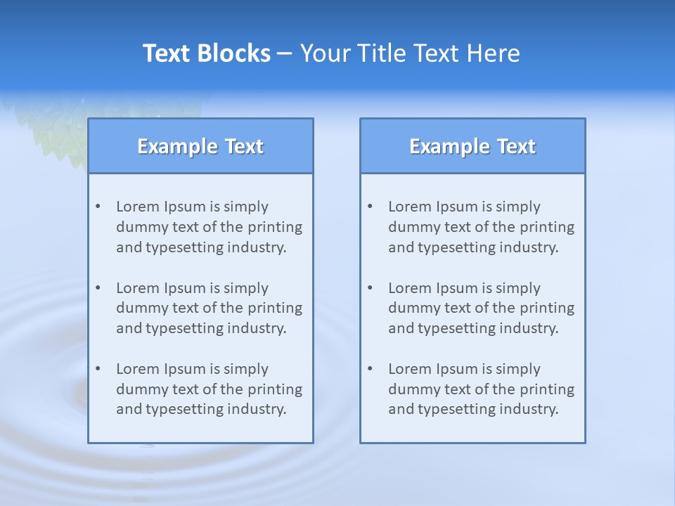 Transparent White Reflection PowerPoint Template