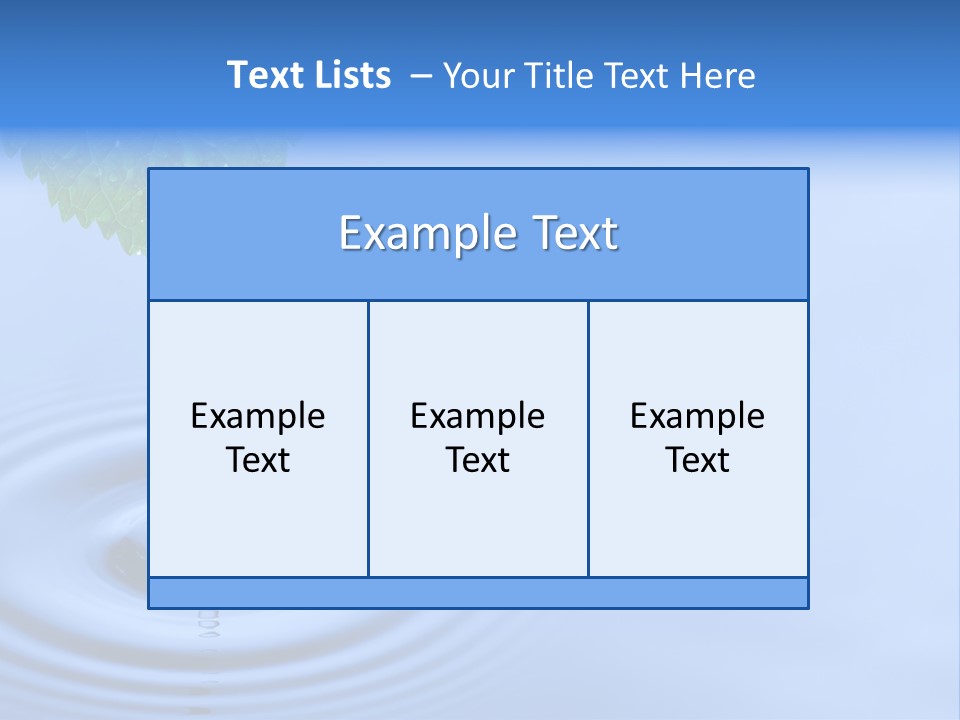 Transparent White Reflection PowerPoint Template