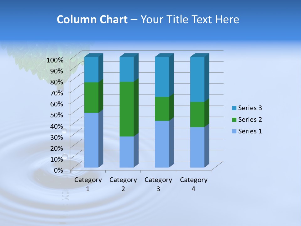Transparent White Reflection PowerPoint Template