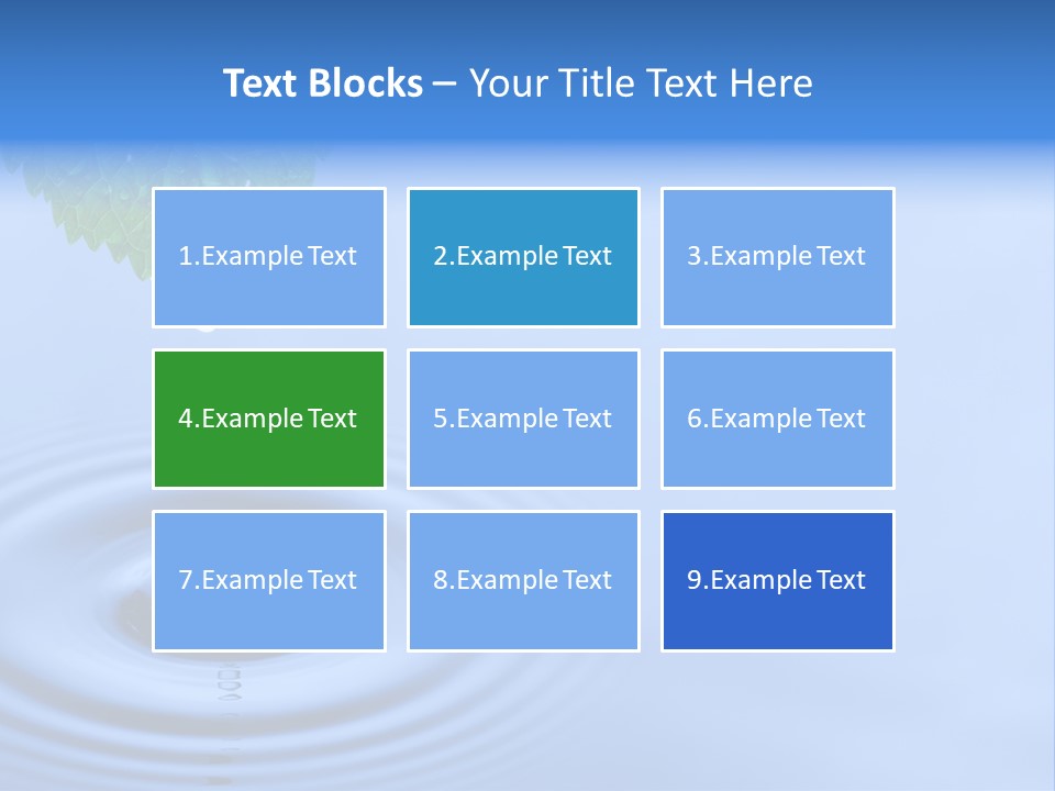 Transparent White Reflection PowerPoint Template