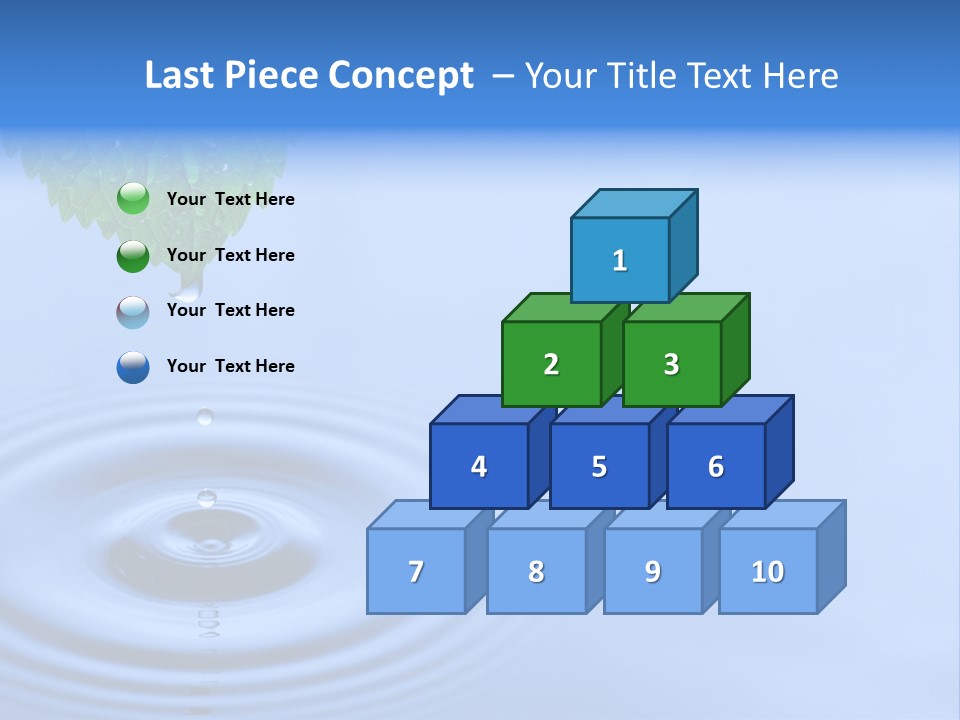 Transparent White Reflection PowerPoint Template