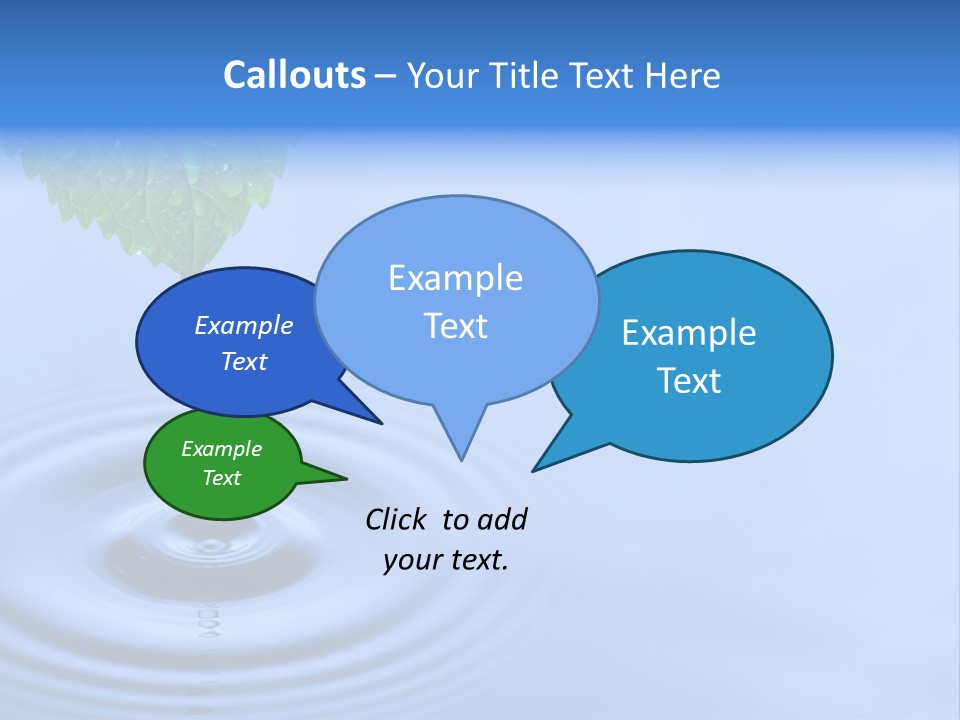 Transparent White Reflection PowerPoint Template