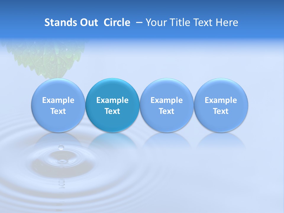 Transparent White Reflection PowerPoint Template