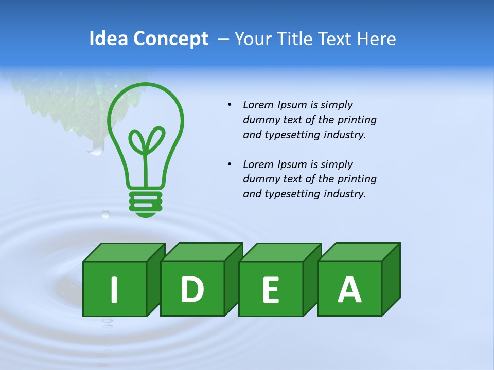 Transparent White Reflection PowerPoint Template